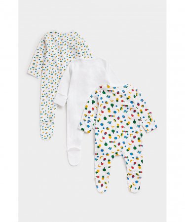 MOTHERCARE šliaužtinukas ilgomis rankovėmis, 3 vnt., EB815 626096