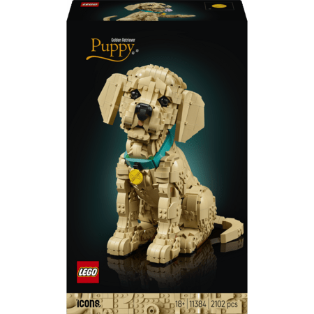 11384 LEGO® Icons Auksaspalvių retriverių šuniukas 
