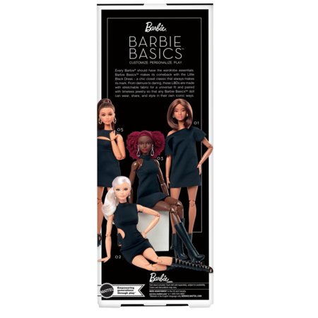 BARBIE Basics lėlė tamsiais plaukais, JBH73 