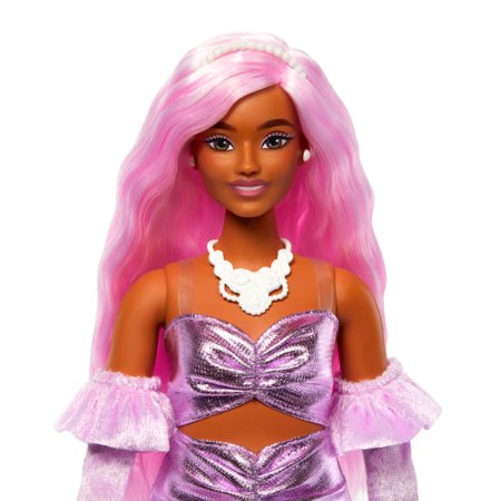 BARBIE Deluxe Fashionistas lėlė rožiniais plaukais, HYV25 