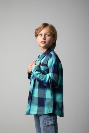 COCCODRILLO marškiniai, mėlyni, WC6136108CHB-013-140, 140 cm 