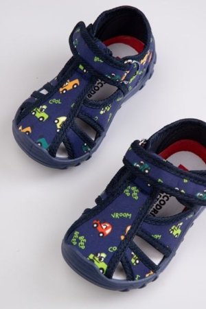COCCODRILLO šlepetės SHOES BOY, mėlynos, cm 