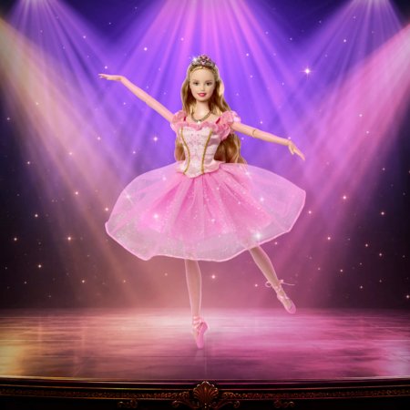 BARBIE NUTCRACKER SUPERPLUM kolekcinė lėlė - Spragtuko kolekcija, JJY15 