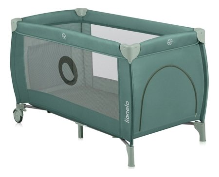 LIONELO lovelė-maniežas STEFI PLUS, 125x65 cm., Green olive 