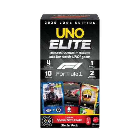 MATTEL GAMES UNO Elite F1 kortos, JLV42 