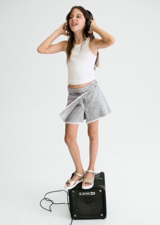 MAYORAL sijonas-šortai, grey, 6.903-39, 128  cm 