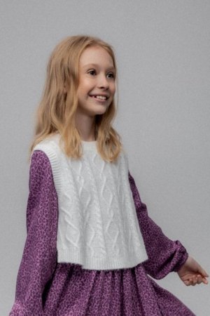 COCCODRILLO megztinis, kreminis, ZC5172801WGJ-003-140, 140 cm 