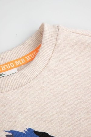 COCCODRILLO marškinėliai, kreminiai, ZC5143201YBK-002-110, 110 cm 