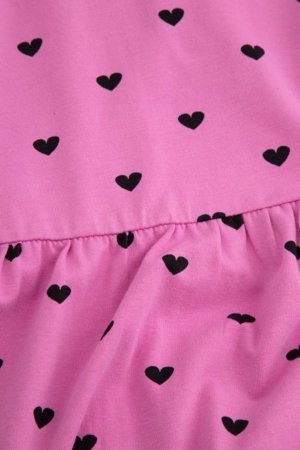 COCCODRILLO suknelė trumpomis rankovėmis, rožinė, dydis 