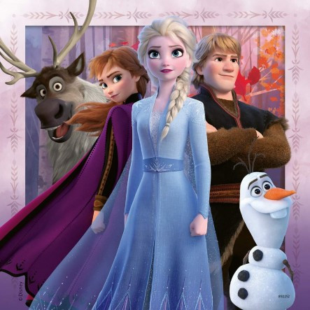 RAVENSBURGER dėlionė Frozen 2 Kelionė prasideda, 3x49d., 50116 5011