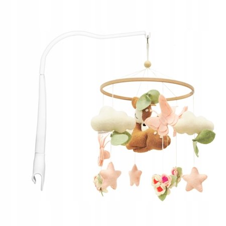 NENO karuselė lovytei su laikikliu ROSI, NEN-BAB-ZB009 