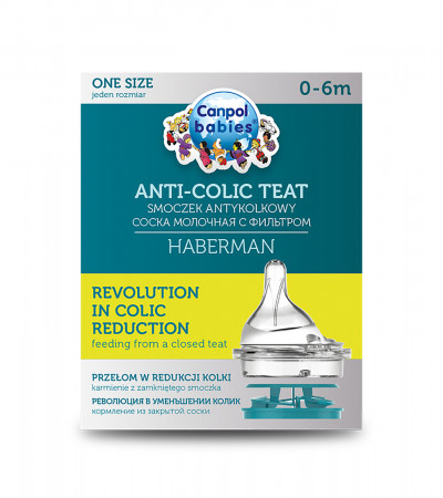 CANPOL BABIES žindukas antikoliniui buteliukui Haberman 260 ml/9oz, 1/099 1/099