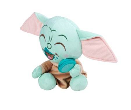SIMBA DISNEY Mandalorian pliušinis žaislas Grogu su makarūnu, 25 cm, 6315870755 