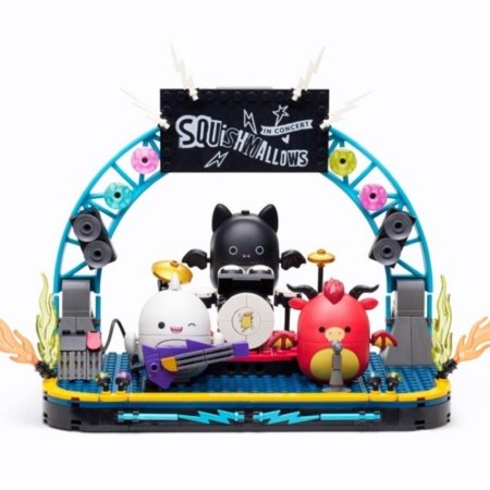 BLDR Squishmallows konstruktorius Squish koncertinis turas, CNS0051 