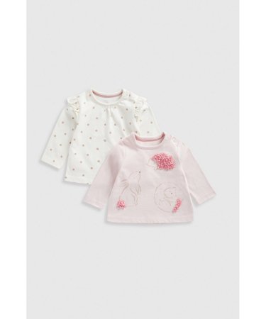 MOTHERCARE marškinėliai ilgomis rankovėmis 2 vnt., IF363 86 