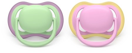 PHILIPS AVENT čiulptukai ULTRA AIR, 6-18 mėn., 2 vnt., SCF087/12 