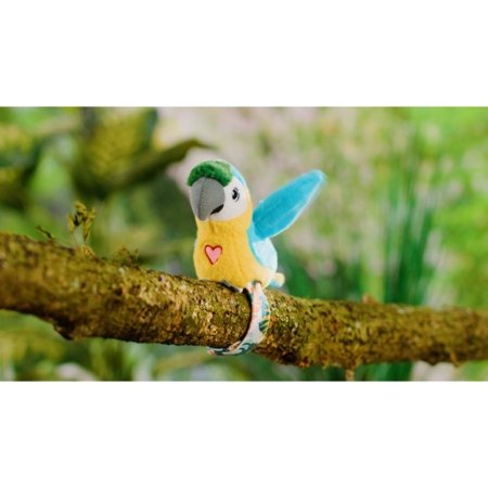 HAPPY YAPPERS interaktyvus pliušinis žaislas Mėlynoji Ara, 9466 