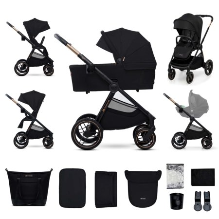 KINDERKRAFT universalus vežimas 2IN1 NEA 2.0, midnight black, KSNEA002BLK2000 