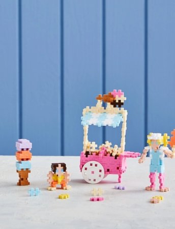 PLUS PLUS konstruktorius Mokausi Statyti Ledų parduotuvę, 4351 