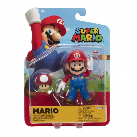 NINTENDO 4" Super Mario figūrėlė, asort., 411744-6-GEN 411744-6-GEN