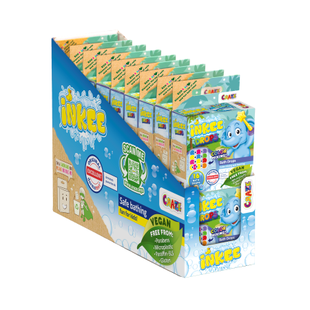 INKEE vonios žaislo dažų papildymas Bath Drops, 43943EN 