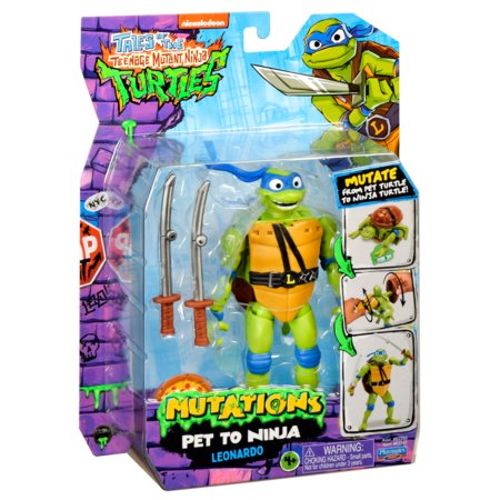 TMNT figūrėlė MUTATIONS PET TO NINJA LEONARDO, 83361 
