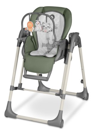 LIONELO maitinimo kėdutė-sūpynės LAURICE, Green olive, LO-LAURICE 