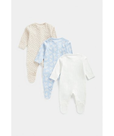 MOTHERCARE šliaužtinukas ilgomis rankovėmis, FC102 3vnt.,  