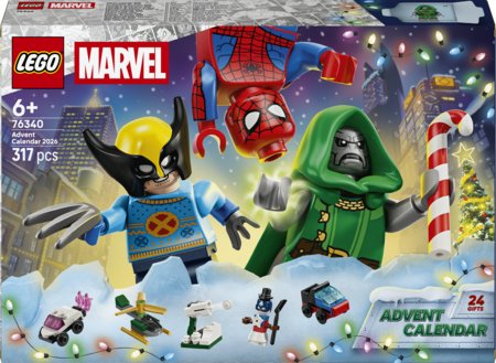 76340 LEGO® ǀ Marvel 2026 metų advento kalendorius 