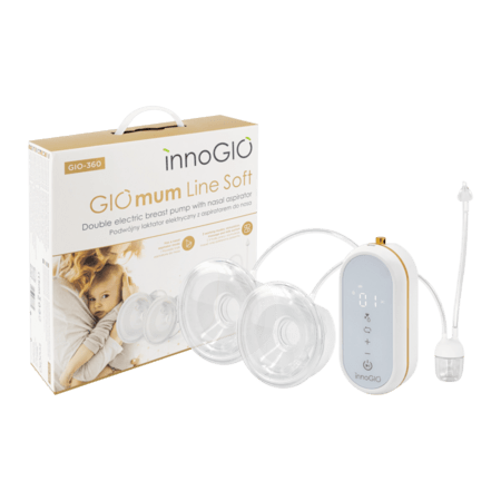 INNOGIO dvigubas elektrinis pientraukis GIOmum Line Soft, GIO-360 