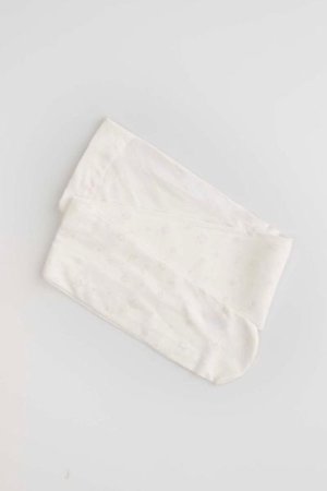 COCCODRILLO pėdkelnės TIGHT MICROFIBRE COLORFUL, baltos, ZC5380314TMC-001-080, 80/86 cm 