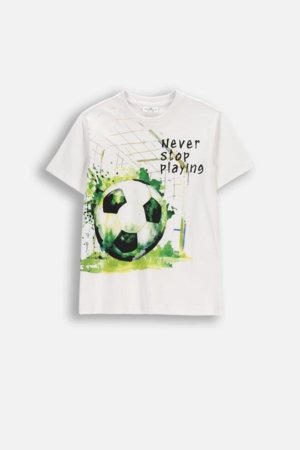 COCCODRILLO marškinėliai trumpomis rankovėmis, balti, cm 