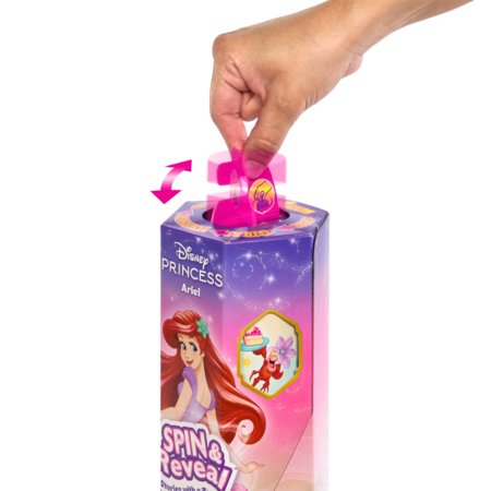 DISNEY PRINCESS Spin & Reveal Auksaplaukės siurprizų rinkinys, HTV86 