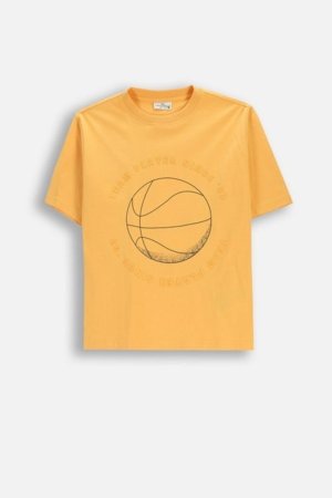 COCCODRILLO marškinėliai trumpomis rankovėmis, oranžiniai, WC6143205MBJ-006-140, 140 cm 