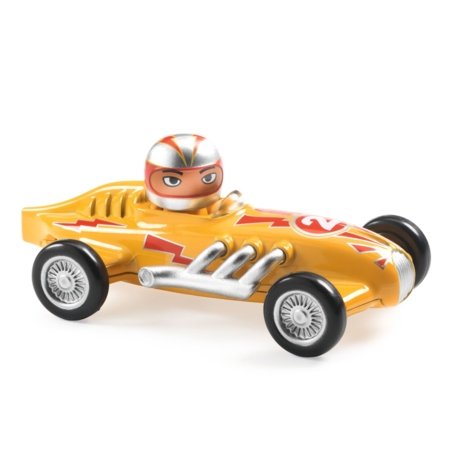CRAZY MOTORS žaislinis automobilis Yellow Super Speed, DJ05454 