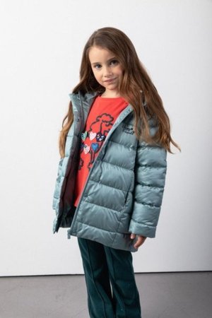 COCCODRILLO striukė OUTERWEAR GIRL KIDS, žalia, cm