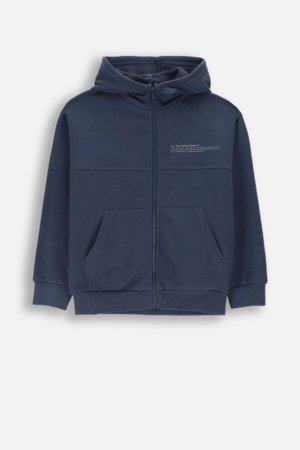 COCCODRILLO susegamas džemperis su gobtuvu, mėlynas, cm 