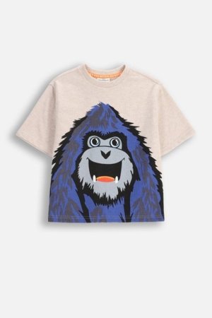 COCCODRILLO marškinėliai, kreminiai, ZC5143201YBK-002-110, 110 cm 