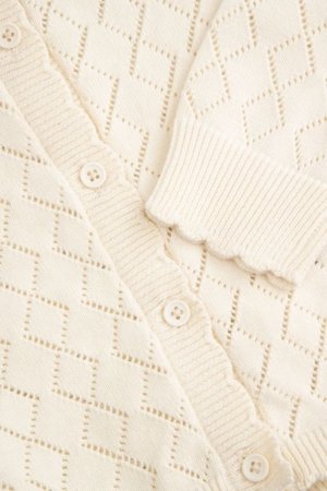 COCCODRILLO susegamas megztinis, smėlio spalvos, dydis 