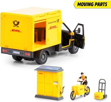 DICKIE TOYS DHL siuntų pristatymo rinkinys, 203747020 