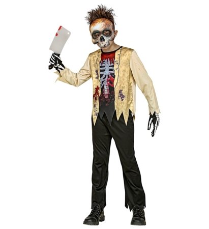 WIDMANN kostiumas Zombio skeletas, dydis (128 cm / 5-7 metai), 98256 