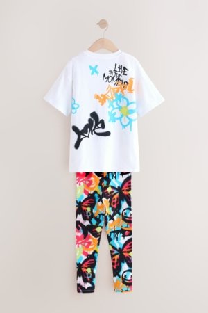 NEXT marškinėliai trumpomis rankovėmis ir tamprės, AK8604 134 