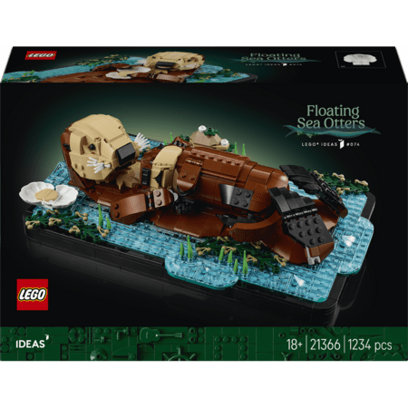 21366 LEGO® Ideas Plūduriuojančios jūrinės ūdros 