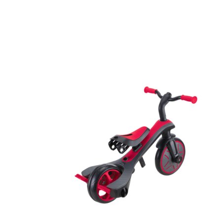GLOBBER triratukas Trike Explorer 4in1, raudonas, 632-102 632-102