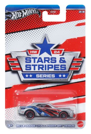 HOT WHEELS automodeliukai - Stars & Stripes Serija, asort., GRT01 