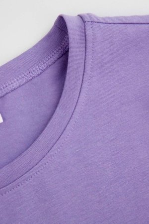 COCCODRILLO marškinėliai trumpomis rankovėmis EVERYDAY GIRL B, violetiniai, WC5143205VGB-016-152, 152 cm 