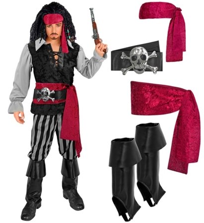 WIDMANN kostiumas Pirate, dydis (116 cm / 4-5 metai), 25455 
