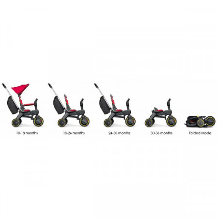 DOONA triratukas Liki Trike S3 Red SP530-99-031-015 SP530-99-031-015