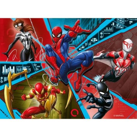 RAVENSBURGER vaikiška dėlionė Spider-Man, 12/16/20/24 det., 12004201 