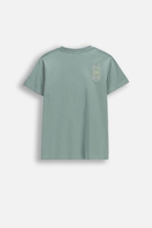 COCCODRILLO marškinėliai trumpomis rankovėmis, žali, WC6143203NBJ-011-140, 140 cm 